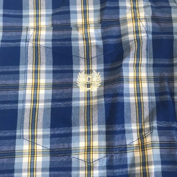 Mens Large Chaps Button Down Plaid Check shirt - Picture 6 of 7